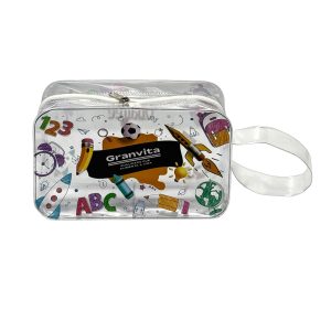 MPN20128 - Necessaire com alça - PVC cristal