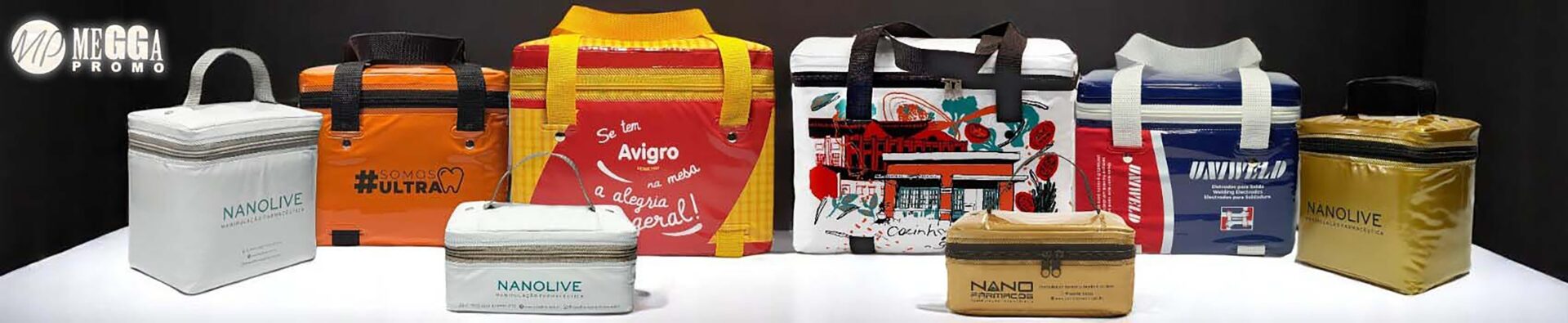 Banner MEGGA PROMO DOURADO – BOLSAS TERMICAS