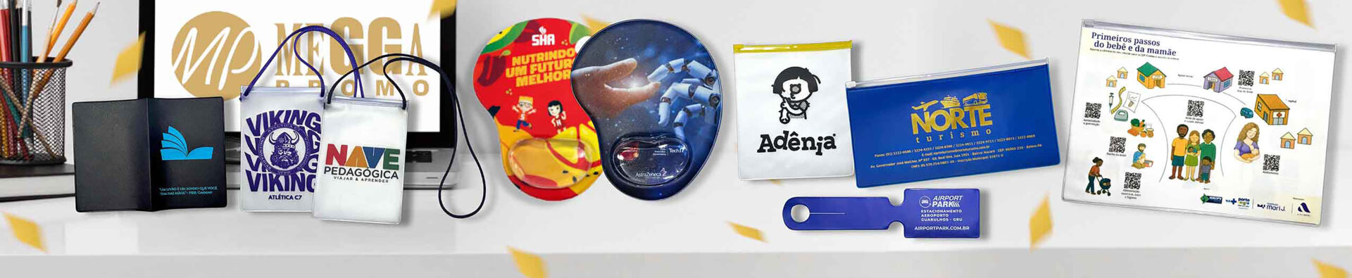 Banner MEGGA DOURADO – PAPELARIA 2025